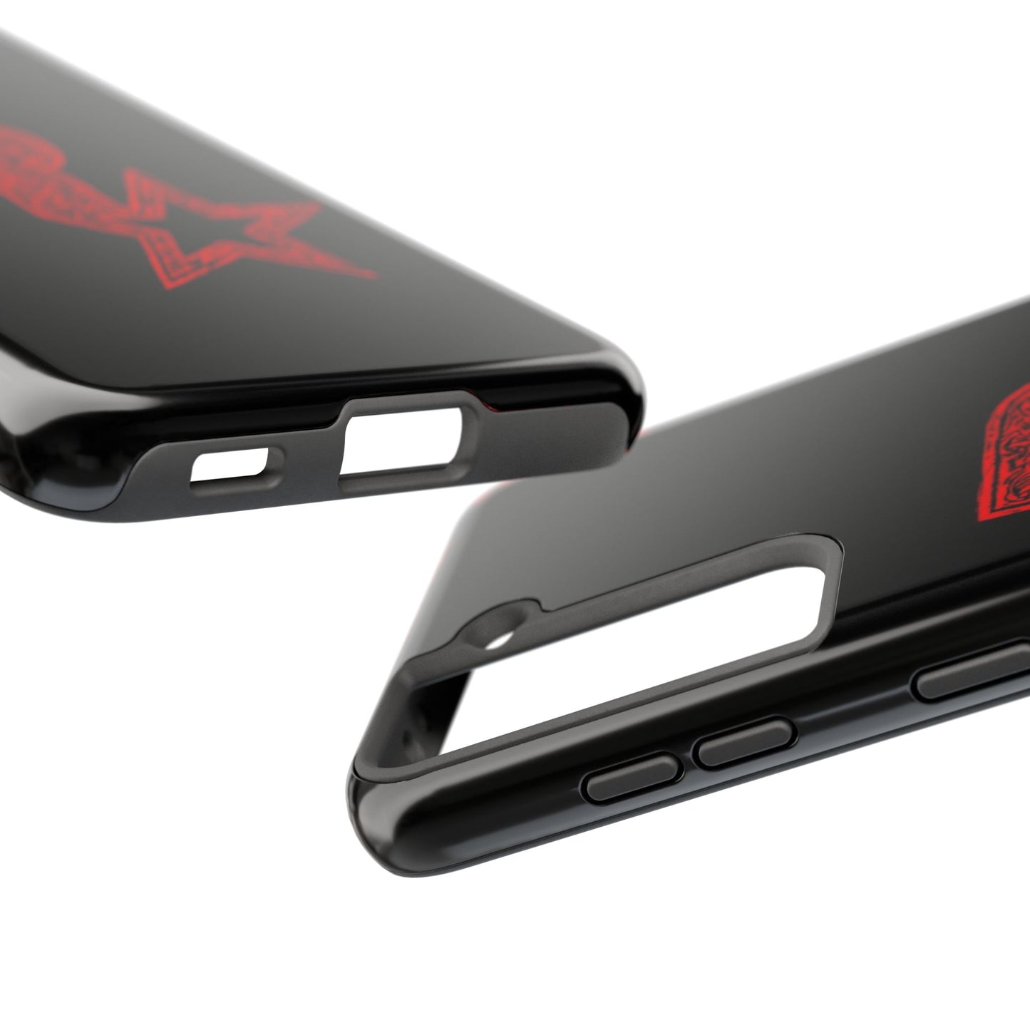 Tough Phone Cases with Artistic Red Star Design, Cool Tech Accessories, Gift for Gamers, Trendy Phone Protection, Stylish Cases for [...]
