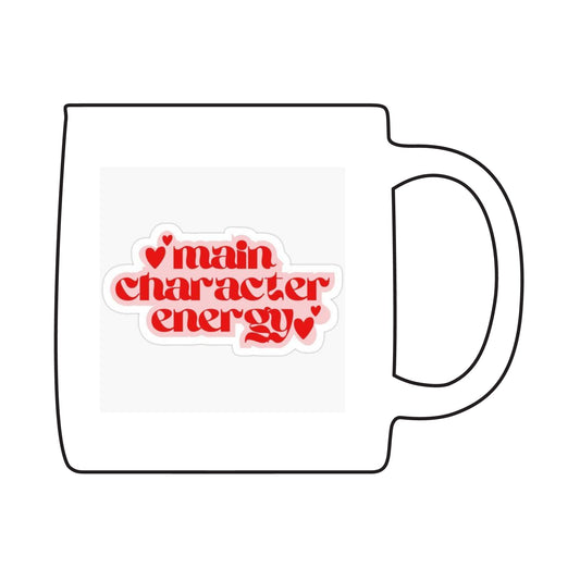 Main Character Energy Glass Coffee Mug - Unique Gift for Coffee Lovers, Cute Heart Mug, Engraved Drinkware, Home Decor, Personalized [...]