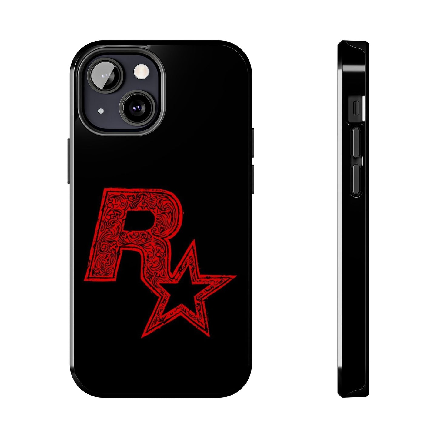 Tough Phone Cases with Artistic Red Star Design, Cool Tech Accessories, Gift for Gamers, Trendy Phone Protection, Stylish Cases for [...]