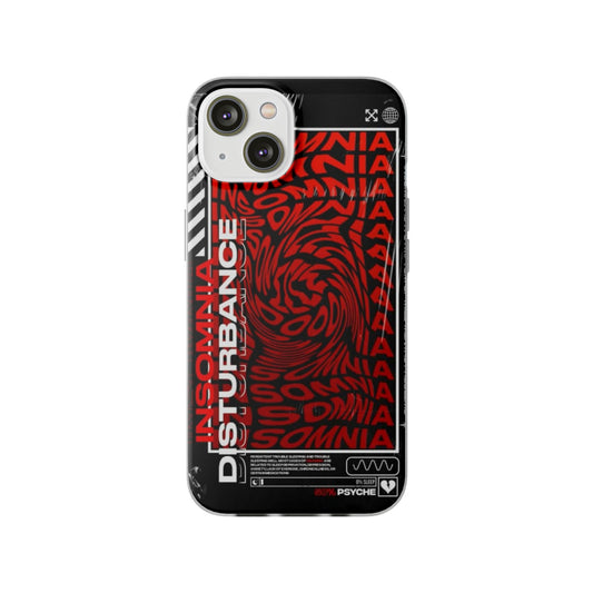Insomnia Flexi Cases | Stylish Phone Cover for Night Owls, Unique Design, Perfect Gift for Students, Trendy Accessory, Phone Protection