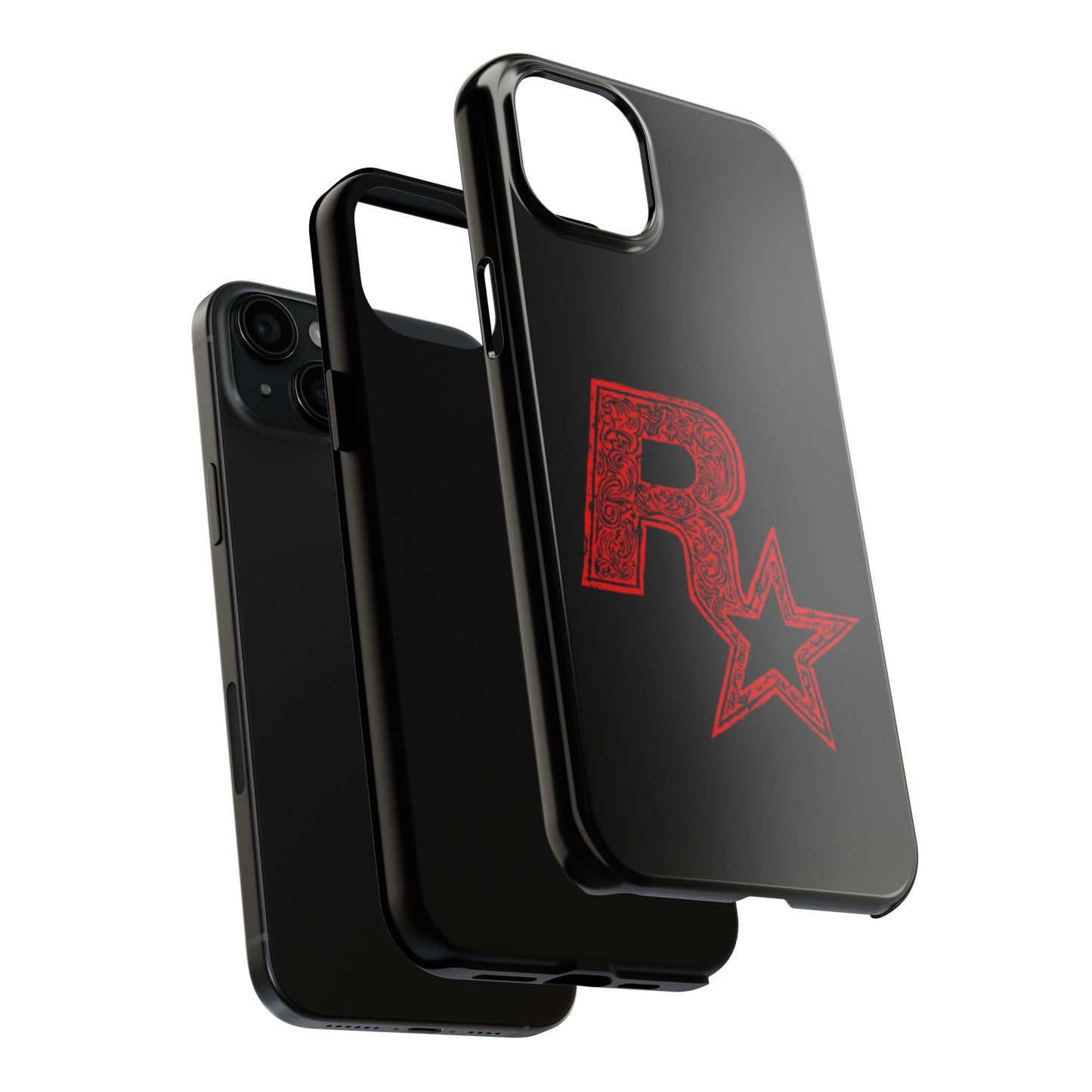 Tough Phone Cases with Artistic Red Star Design, Cool Tech Accessories, Gift for Gamers, Trendy Phone Protection, Stylish Cases for [...]