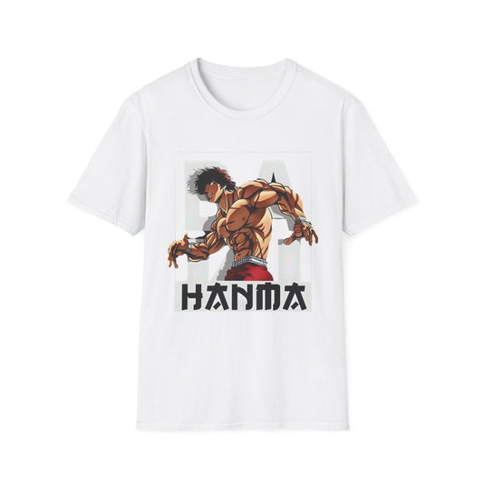 Epic Hanma Unisex Softstyle T-Shirt | Anime Gymwear, Fitness Tee, Unique Gift, Manga Merchandise, Casual Streetwear