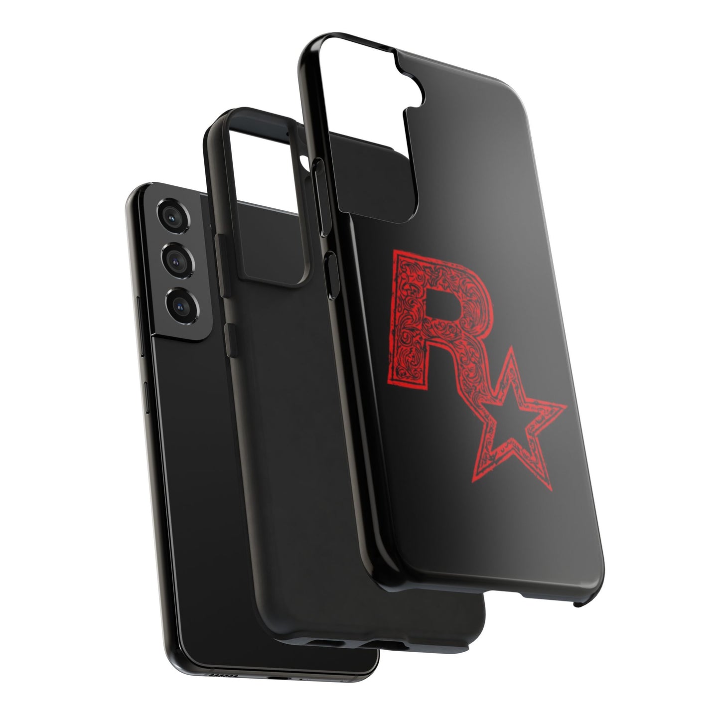 Tough Phone Cases with Artistic Red Star Design, Cool Tech Accessories, Gift for Gamers, Trendy Phone Protection, Stylish Cases for [...]