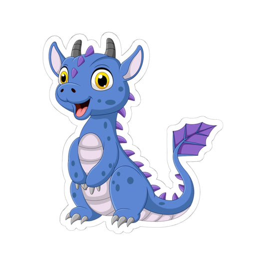 Cute Dragon Kiss-Cut Stickers | Custom Vinyl Decals, Kids Room Decor, Laptop Stickers, Birthday Party Favors, Fun Gifts