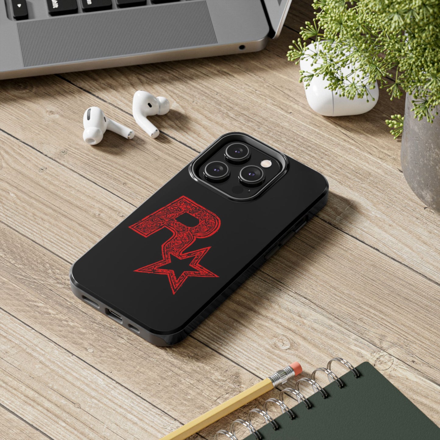 Tough Phone Cases with Artistic Red Star Design, Cool Tech Accessories, Gift for Gamers, Trendy Phone Protection, Stylish Cases for [...]