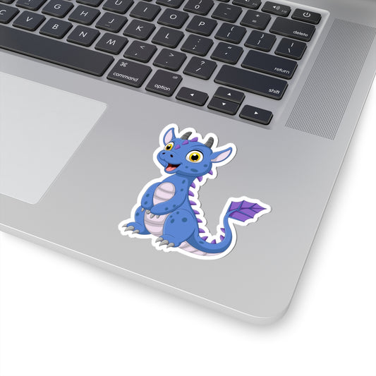 Cute Dragon Kiss-Cut Stickers | Custom Vinyl Decals, Kids Room Decor, Laptop Stickers, Birthday Party Favors, Fun Gifts