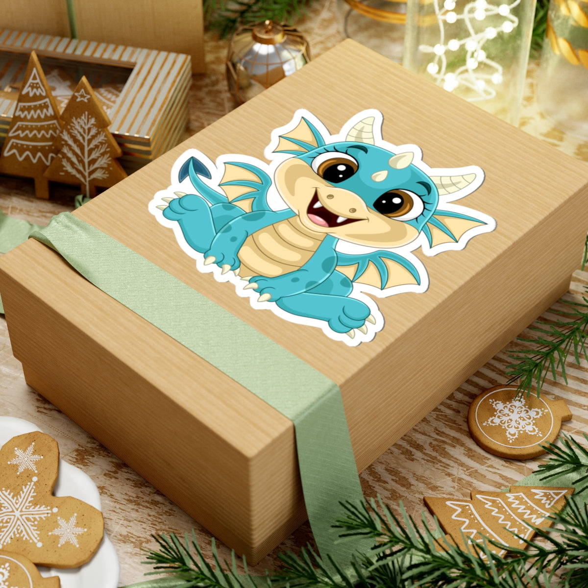 Adorable Dragon Stickers, Cute Fantasy Decor, Kids Room Accessories, Gift for Dragon Lovers, Fun Laptop Decals