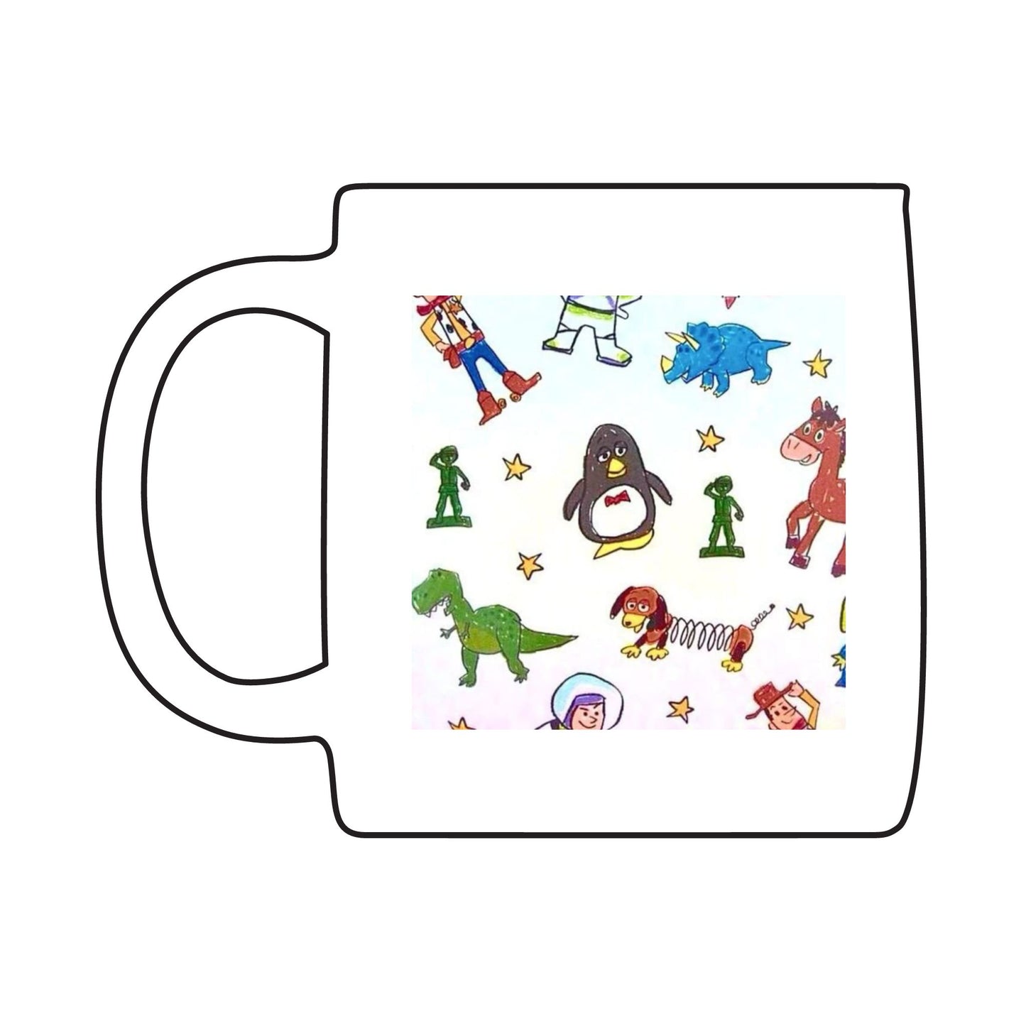 Colorful Kids' Glass Coffee Mug, Whimsical Characters, Fun Gift for Children, Creative Personalized Drinkware, Great for Birthdays and [...]