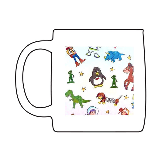 Colorful Kids' Glass Coffee Mug, Whimsical Characters, Fun Gift for Children, Creative Personalized Drinkware, Great for Birthdays and [...]