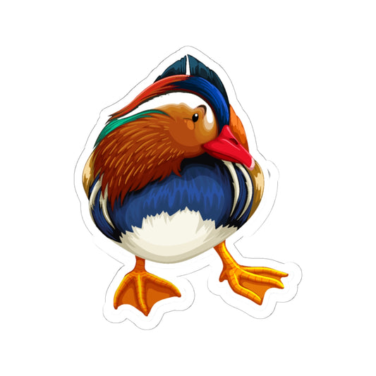 Vibrant Duck Stickers for Nature Lovers, Cute Aesthetic Vinyl Decals, Laptop Stickers, Waterproof Decor, Gift for Bird Enthusiasts