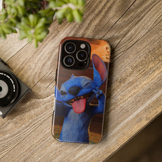Stitch Phone Case - Tough Cases for Disney Lovers, Cute Cartoon Case, Galaxy Case, Fun Gift, Durable Protective Cover