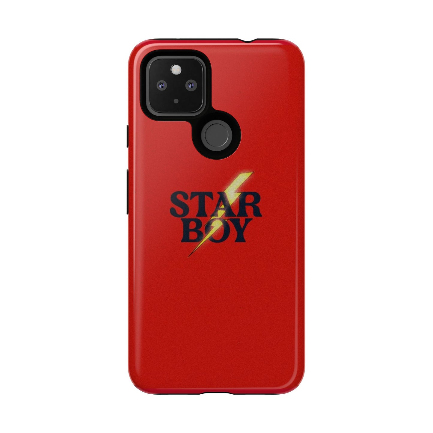 Star Boy Tough Phone Case, Red Color, Protective Phone Cover, Hard Shell Case, Unique Gift for Him, Phone Accessories