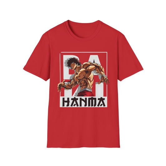 Epic Hanma Unisex Softstyle T-Shirt | Anime Gymwear, Fitness Tee, Unique Gift, Manga Merchandise, Casual Streetwear