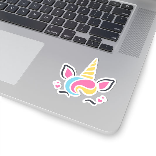 Cute Unicorn Kiss-Cut Stickers | Fun Laptop Decals, Sweet Gifts for Kids, Party Favors, Decor