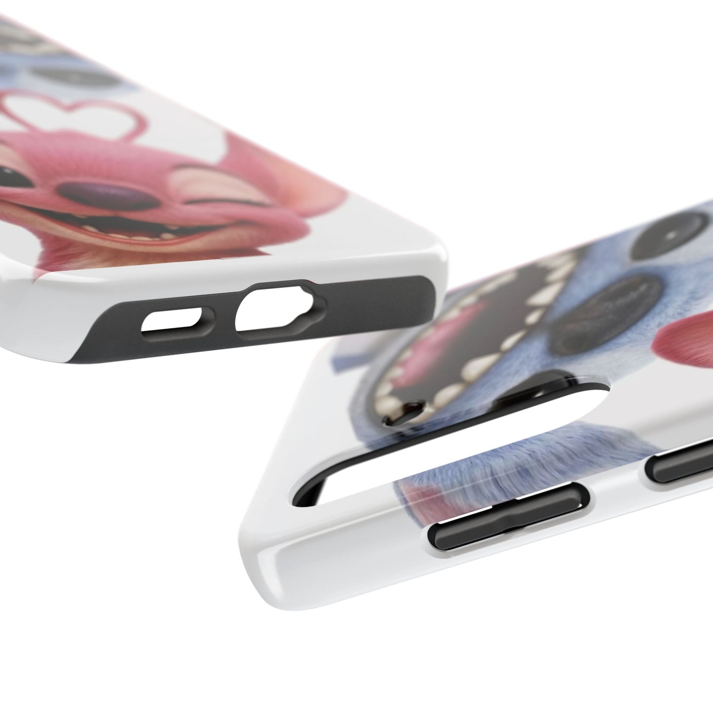 Playful Cartoon Phone Cases - Tough Cases for Kids & Teens, Cute Gift for Birthdays, Fun Accessories, Protection Cases, Character Design