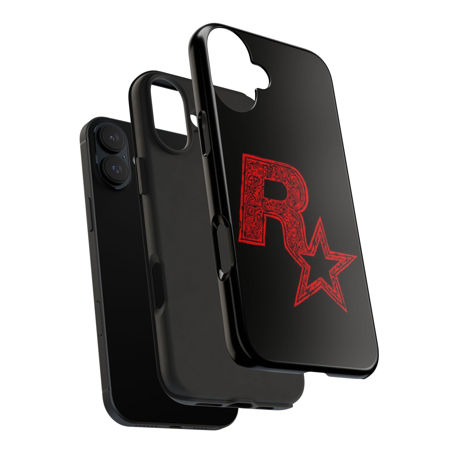 Tough Phone Cases with Artistic Red Star Design, Cool Tech Accessories, Gift for Gamers, Trendy Phone Protection, Stylish Cases for [...]
