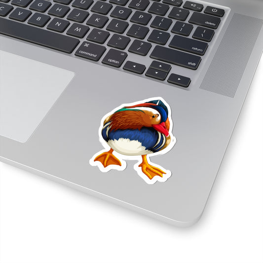 Vibrant Duck Stickers for Nature Lovers, Cute Aesthetic Vinyl Decals, Laptop Stickers, Waterproof Decor, Gift for Bird Enthusiasts