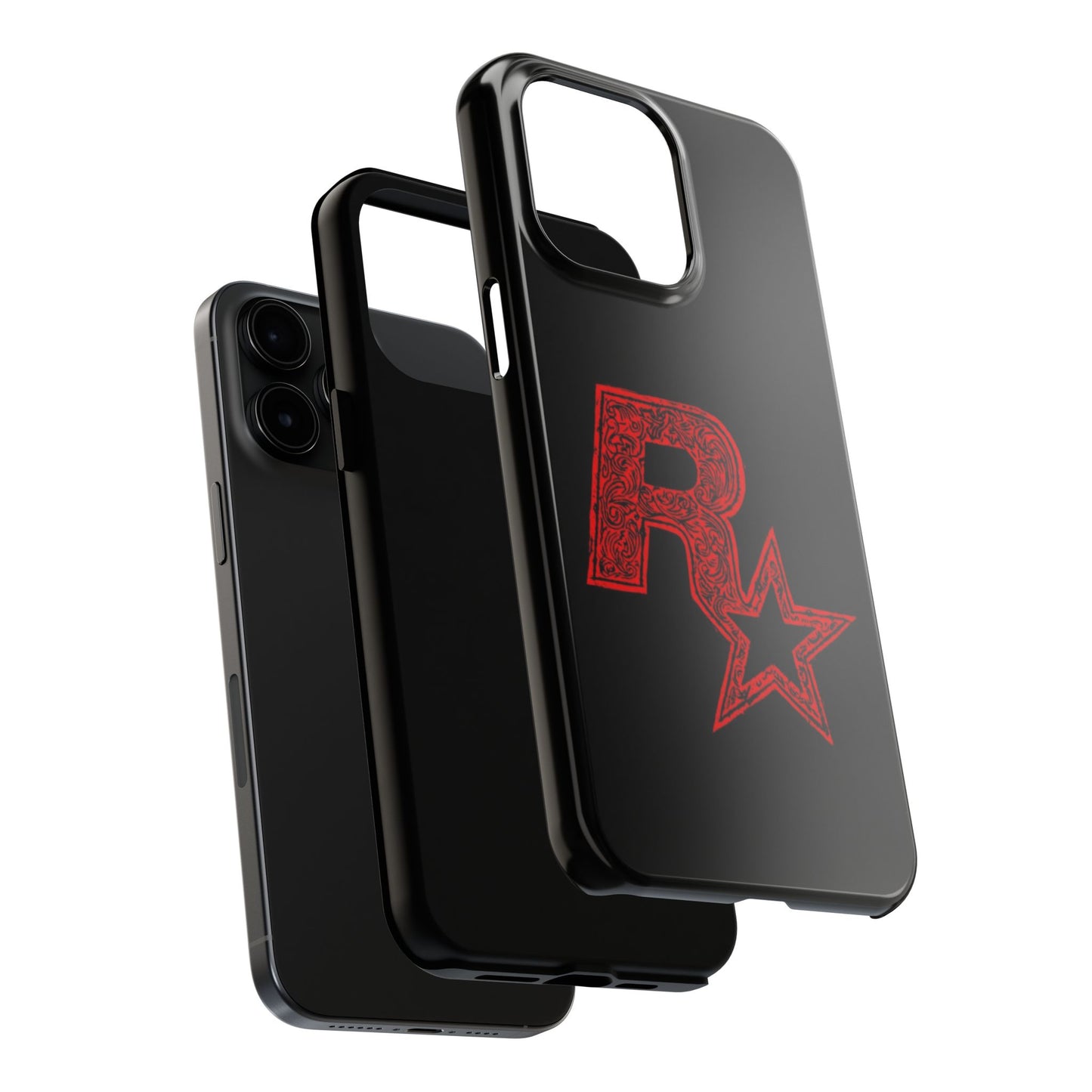 Tough Phone Cases with Artistic Red Star Design, Cool Tech Accessories, Gift for Gamers, Trendy Phone Protection, Stylish Cases for [...]