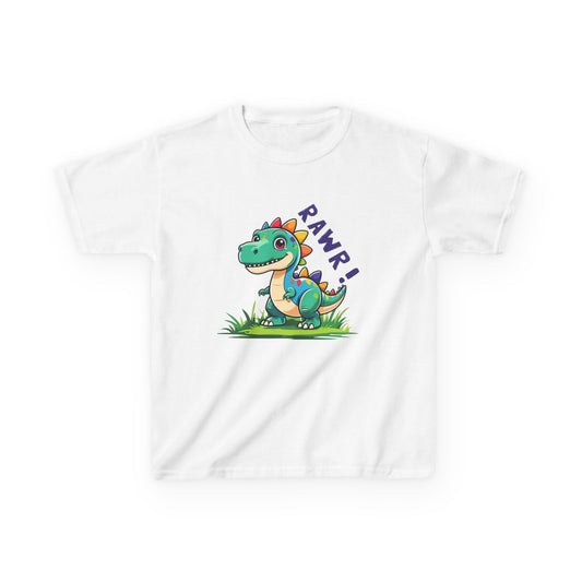 Dinosaur Kids Tee | Cute RAWR! Graphic Tee for Boys & Girls, Dino Lovers Gift, Birthday Party Outfit, Playful T-Shirt