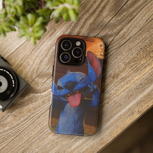 Stitch Phone Case - Tough Cases for Disney Lovers, Cute Cartoon Case, Galaxy Case, Fun Gift, Durable Protective Cover