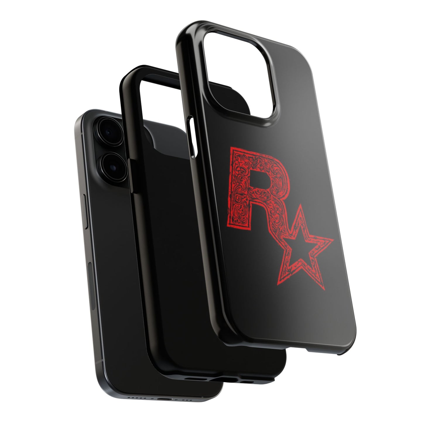 Tough Phone Cases with Artistic Red Star Design, Cool Tech Accessories, Gift for Gamers, Trendy Phone Protection, Stylish Cases for [...]