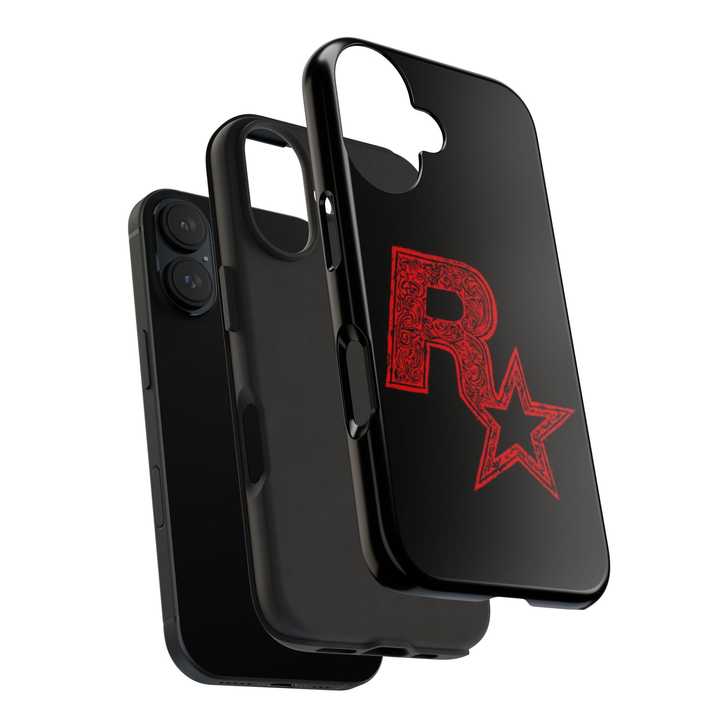 Tough Phone Cases with Artistic Red Star Design, Cool Tech Accessories, Gift for Gamers, Trendy Phone Protection, Stylish Cases for [...]