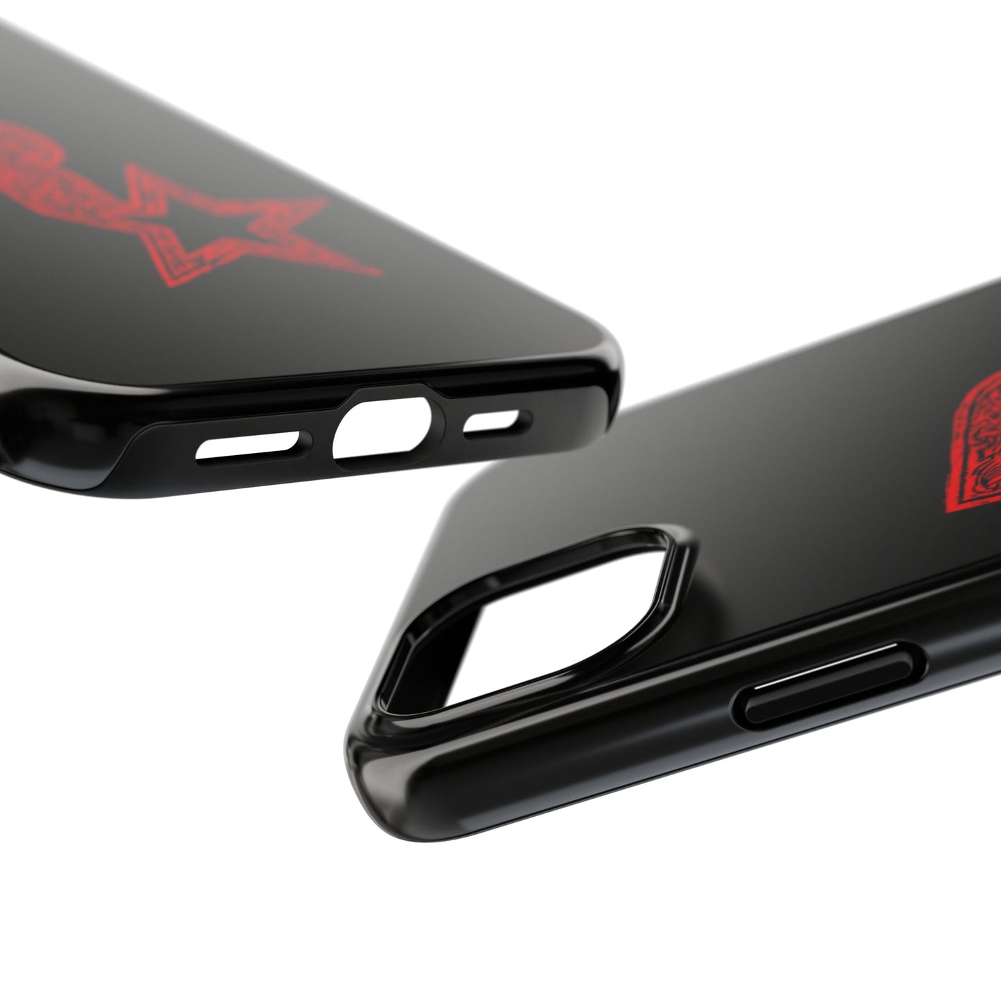 Tough Phone Cases with Artistic Red Star Design, Cool Tech Accessories, Gift for Gamers, Trendy Phone Protection, Stylish Cases for [...]