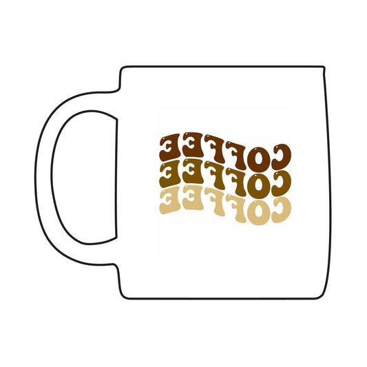 Retro Coffee Mug - Engraved 12.25oz, Fun Gifts for Coffee Lovers, Personalized Drinkware for Home/Office, Perfect for Birthdays