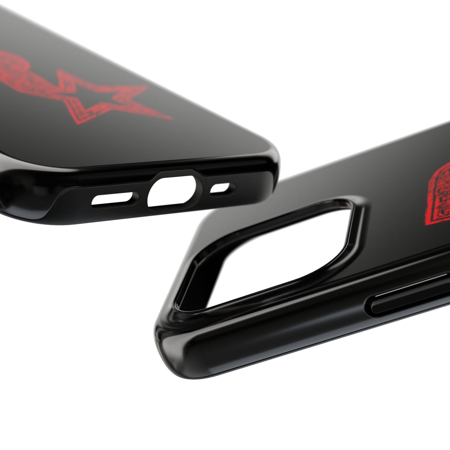 Tough Phone Cases with Artistic Red Star Design, Cool Tech Accessories, Gift for Gamers, Trendy Phone Protection, Stylish Cases for [...]